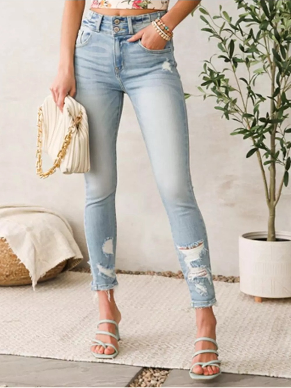 KanCan Jeans Signature High-Rise Ankle Skinny